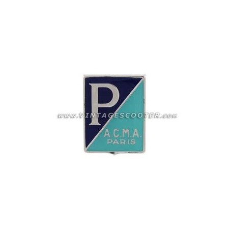 Embleme de calandre Acma/Paris copie émail à griffe ACMA 1951-53 - ACMA 150 GL 1956